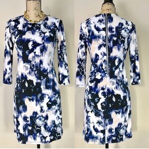 •Allen B. by Allen Schwartz• floral jersey dress
